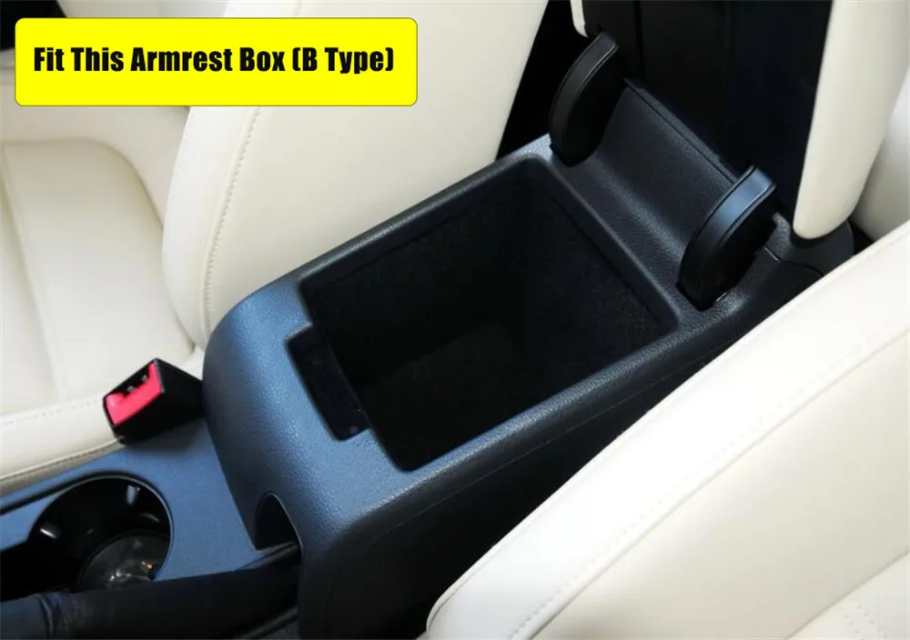Для Volkswagen Jetta MK6 2012 2013- Автомобильная Центральная коробка для хранения подлокотник Переделанный автомобильный ящик для хранения перчаток 1 шт