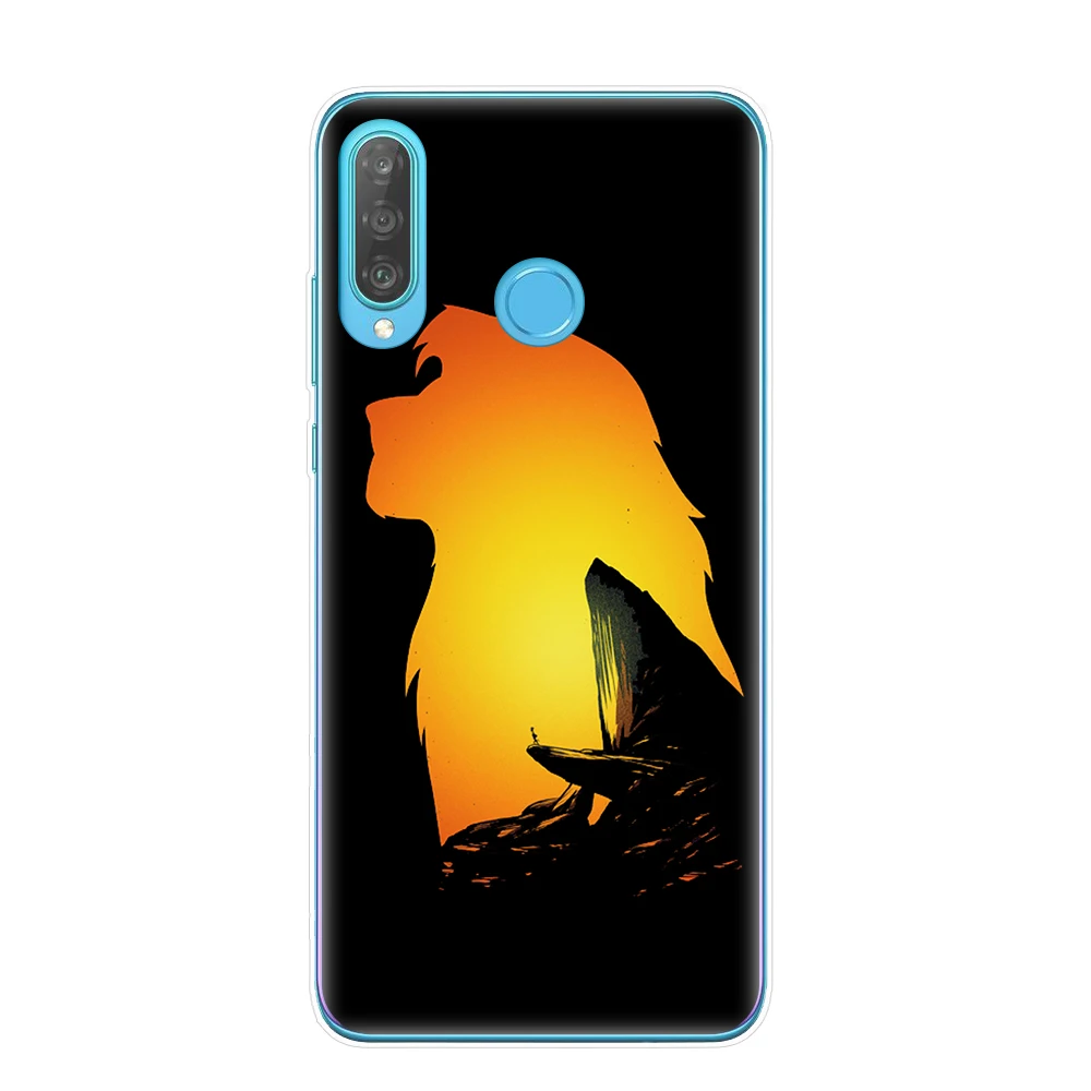Cartoon Lion King nala simba timon Phone Cases for Huawei P30 P20 Mate 20 Lite Pro P8 P9 P10 Lite Cover Coque Etui fundas