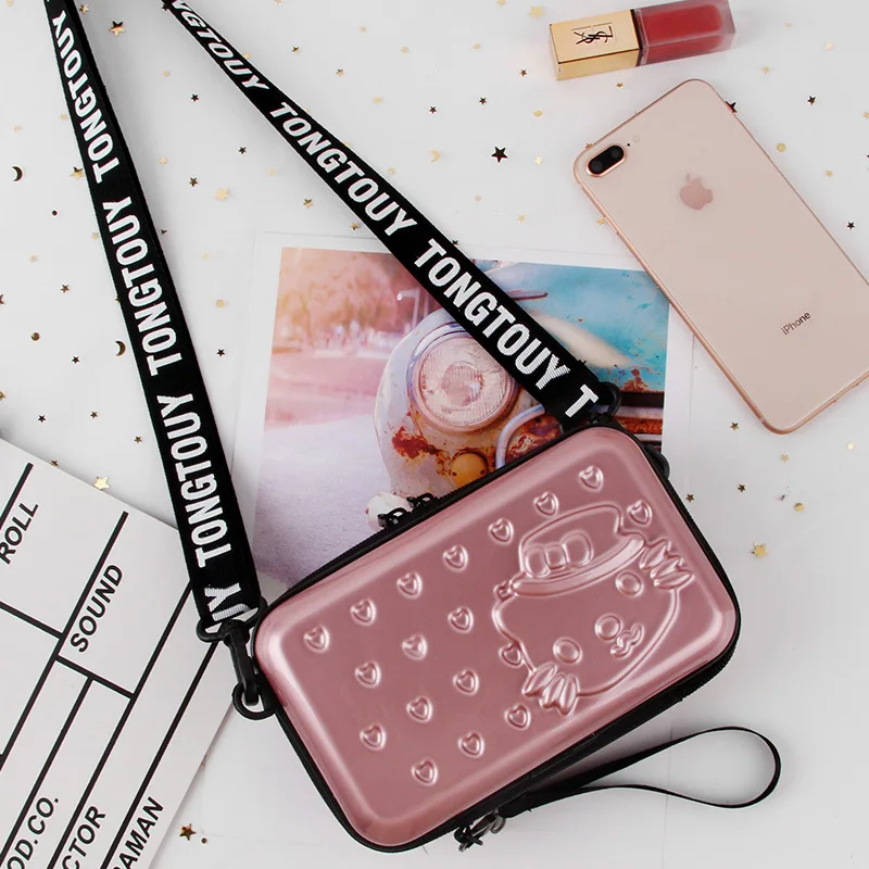 Персональный миниатюрный чемодан модная дизайнерская жесткая оболочка