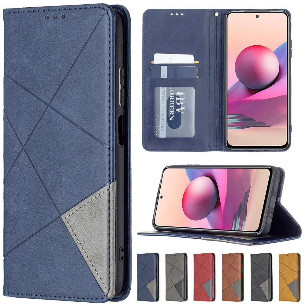 Роскошный кожаный чехол книжка Note 10 Pro для Redmi Note 10 9 8 7 Pro Max 9C 9A 8A 7A 6A Xioami Mi POCO M3 F3 X3 11i 10T, чехол для телефона