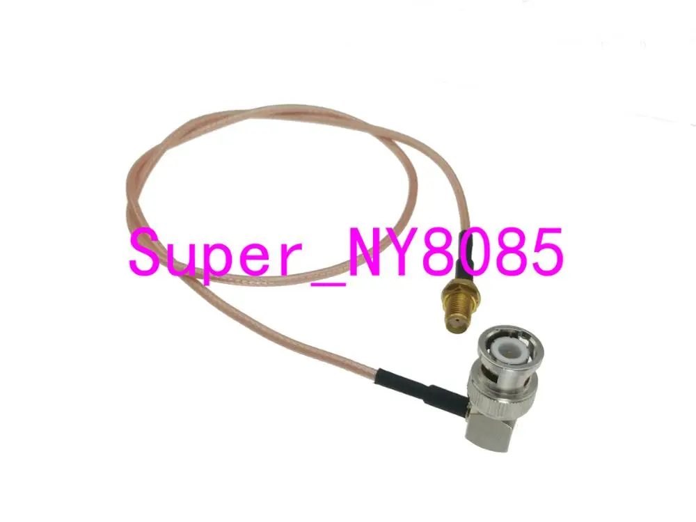 

Кабель штекер BNC под прямым углом к внутренний разъем SMA перегородки RG316 РФ косичка соединительный кабель 4 дюймов ~ 10 м