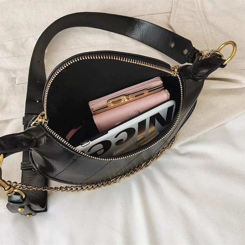 Винтажные сумки через плечо AXUKES из искусственной кожи для женщин дизайнерская