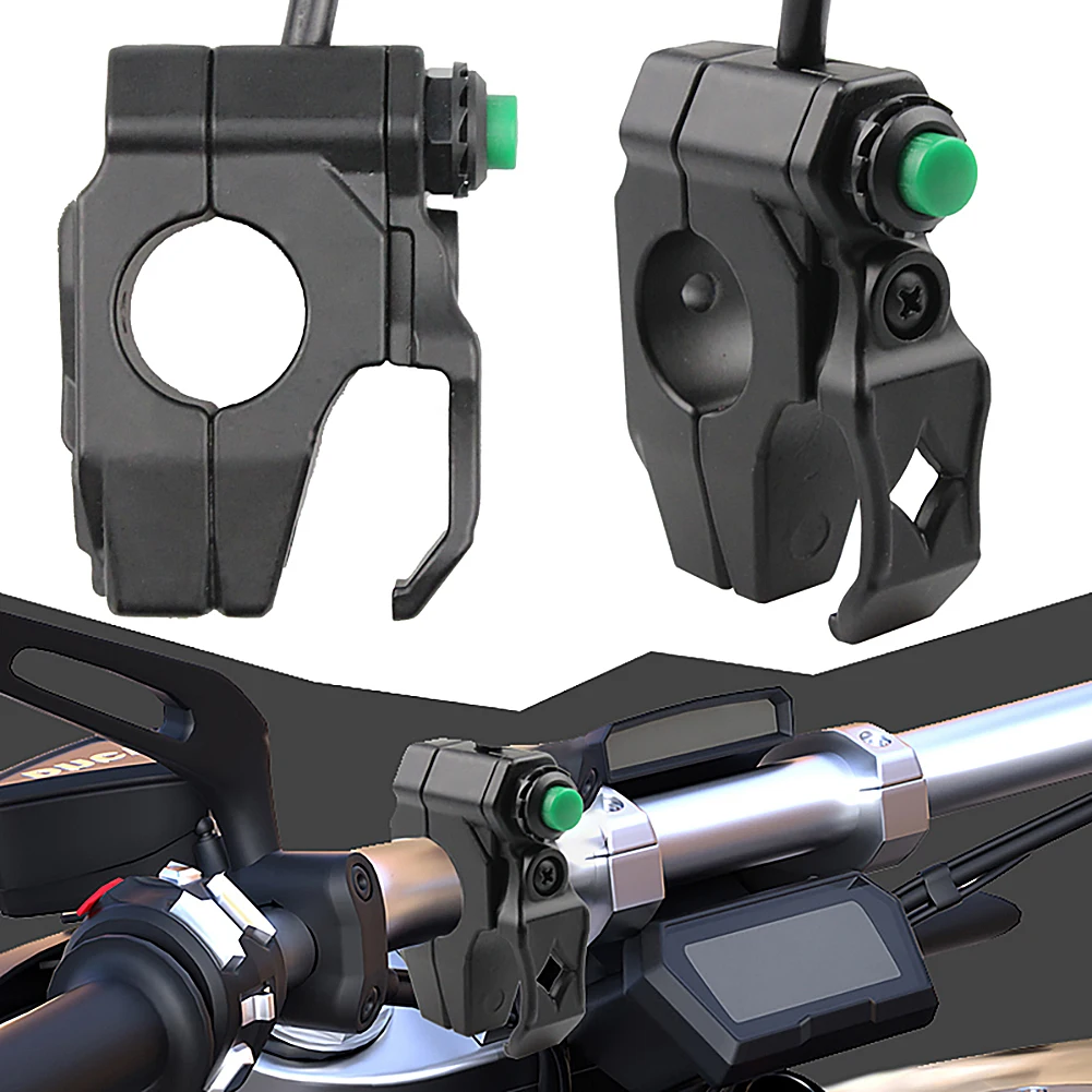 

22mm Motorcycle Handlebar Switch Aluminum Alloy Light Handlebar Switch ON/OFF Push Button Waterproof Headlight Fog Light Switch