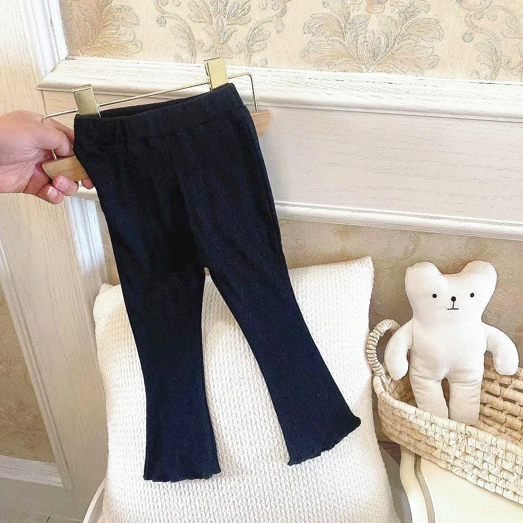 

Pants Ankle Length Elastic Waist Loose Plaid Cotton New Fashion Comfortable Cute Lovely Simple Spring Auutmn Children Girls