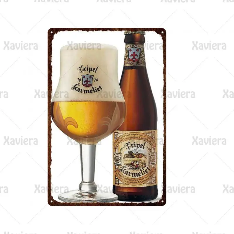 

Metal Iron Brand Beer Retro Home Iron Decoration Restaurant Barbecue Shop Drink Bar Club Wall Iron Sheet Decorative PaintingWall