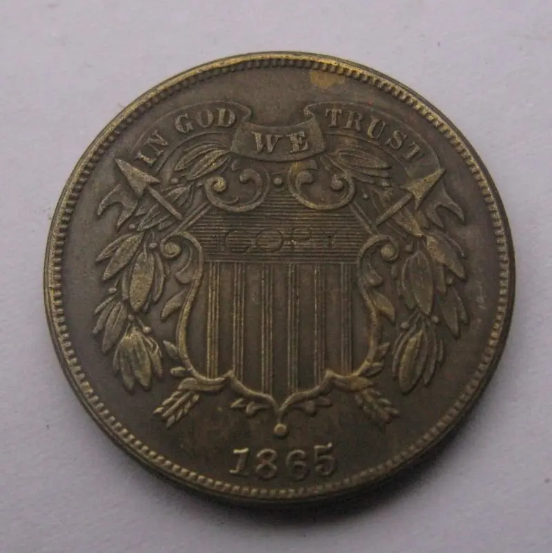 

Копии монет Two Cent 1865