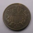 Копии монет Two Cent 1865