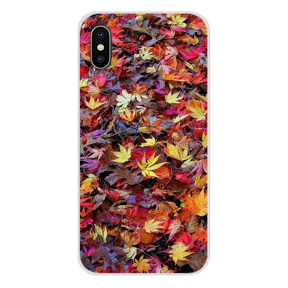 Мягкие чехлы для Huawei G7 G8 P7 P8 P9 P10 P20 P30 Lite Mini Pro P Smart Plus 2017 2018 2019 Hello осенние кленовые