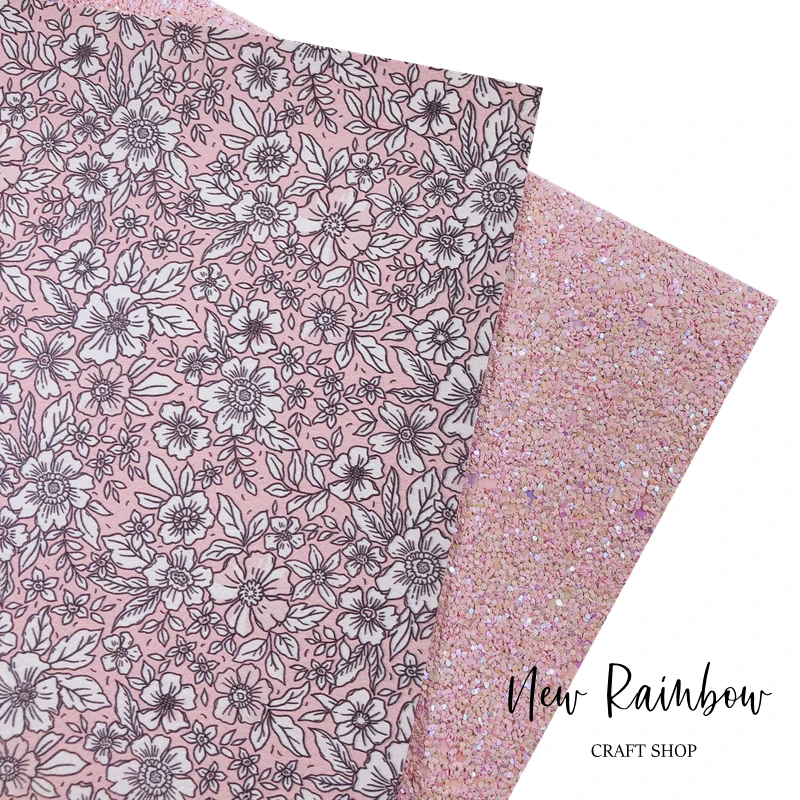 Новый Винтажный светильник-розовый цветочный искусственная кожа радужного