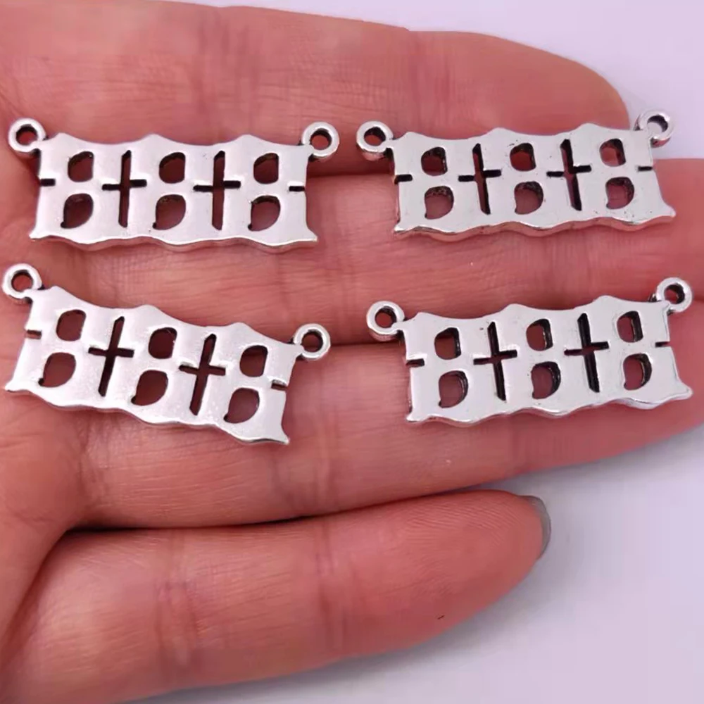 

50 шт. 111 222 333 444 555 666 777 888 дьявол подвеска Ангел счастливый номер подвеска шарм для женщин мужчин аксессуары