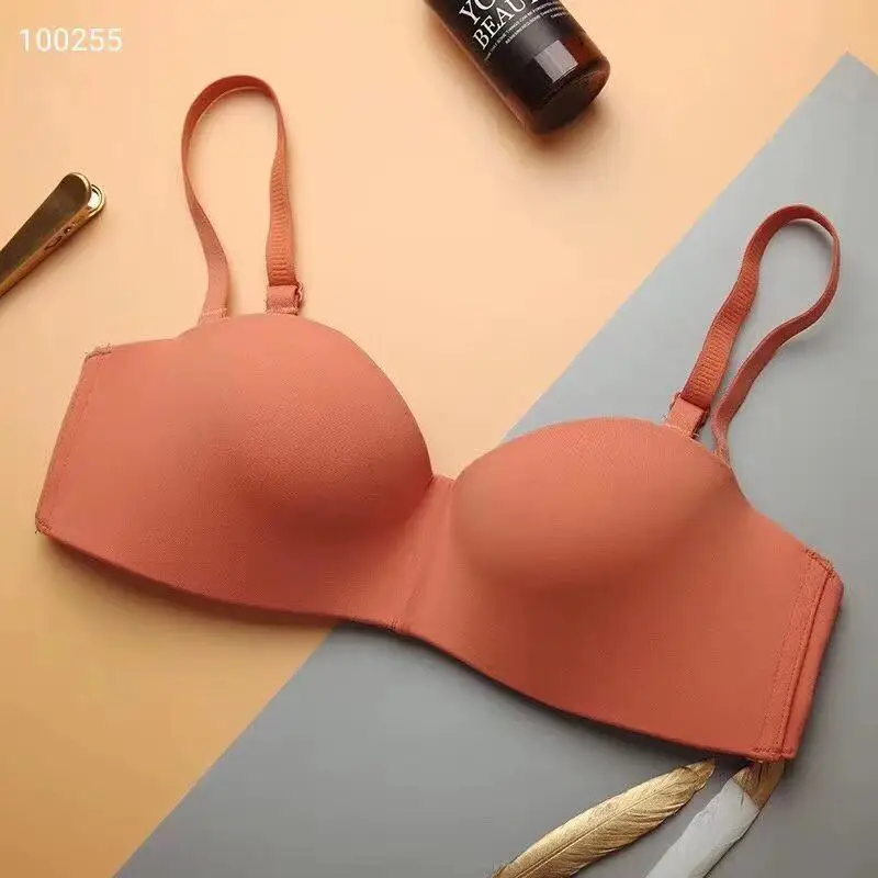 Бюстгальтер женский CHRLEISURE бесшовный с чашками пуш-ап без косточек | Женская