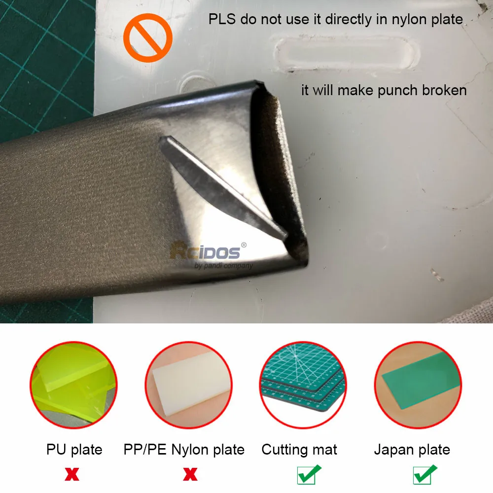 4x6 мм/5x8 мм ручной DIY кожаный плоский дырокол отверстие для капли воды 5x9 RCIDOS