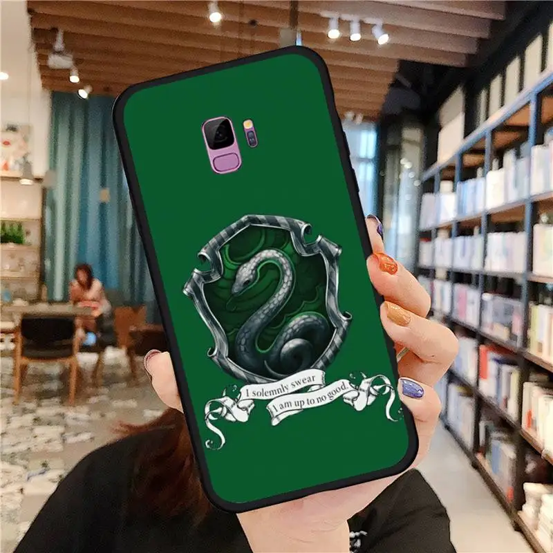 Чехол для телефона в стиле галстука Slytherin Samsung galaxy S 7 8 9 10 20 edge A 6 30 50 51 70 note plus |