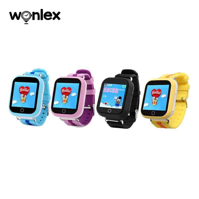 Детские GPS часы WONLEX GW200S с Wifi трекером позиционирования SOS помощь умные безопасные