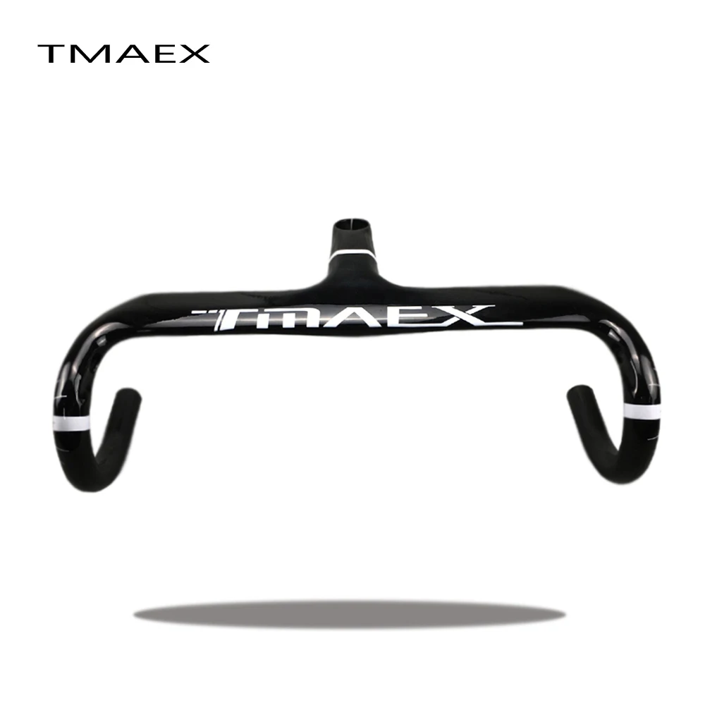 TMAEX новый дорожный Интегрированный руль из углеродного волокна с стержнем