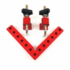 7 шт. алюминиевый сплав 90 градусов высокая точность квадратный прямоугольный квадрат Деревообработка позиционирование jig