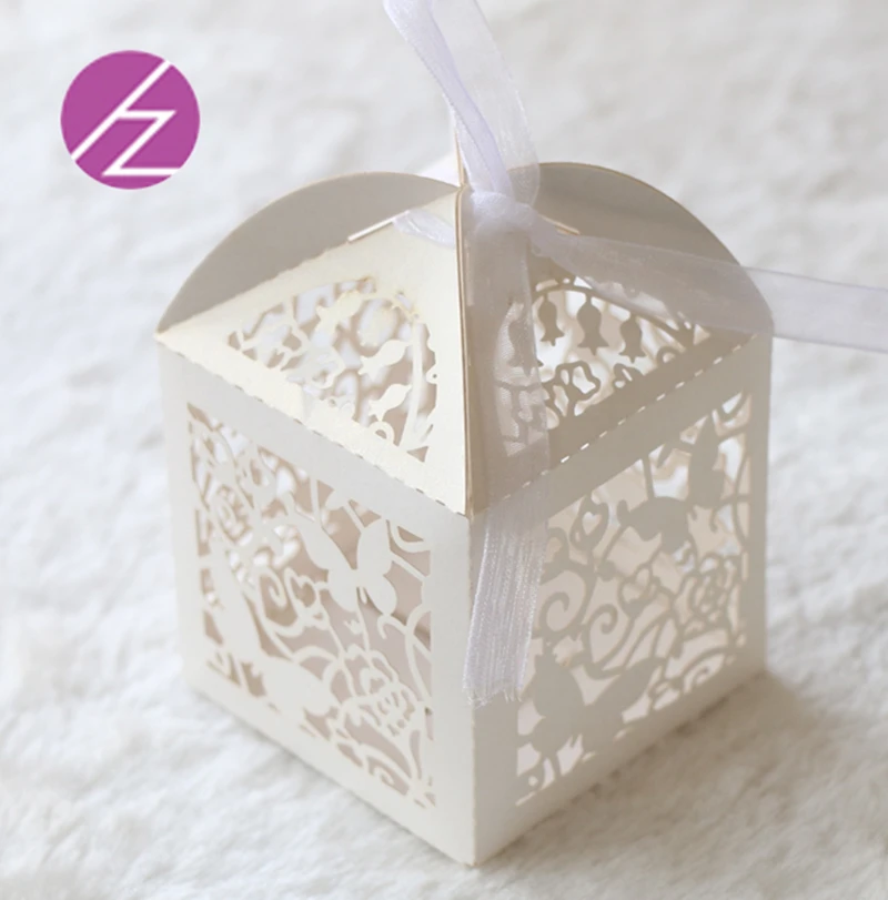 50 шт. винтажные изысканные коробки для конфет с бабочками Бесплатная Доставка