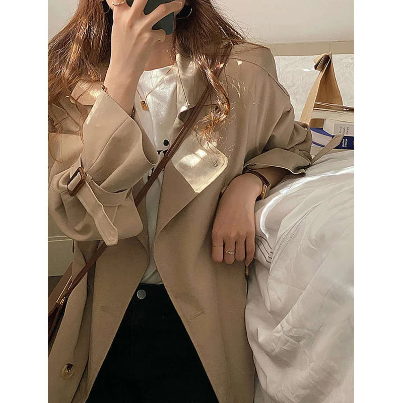 Женская модель 2021 новое корейское пальто средней длины маленького размера |