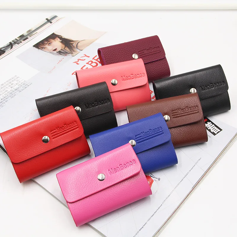 

The Card Bag Is Small For Men And Women, With Multi Card Position, Anti-theft Brush, Anti Degaussing And Large Capacity Clip
