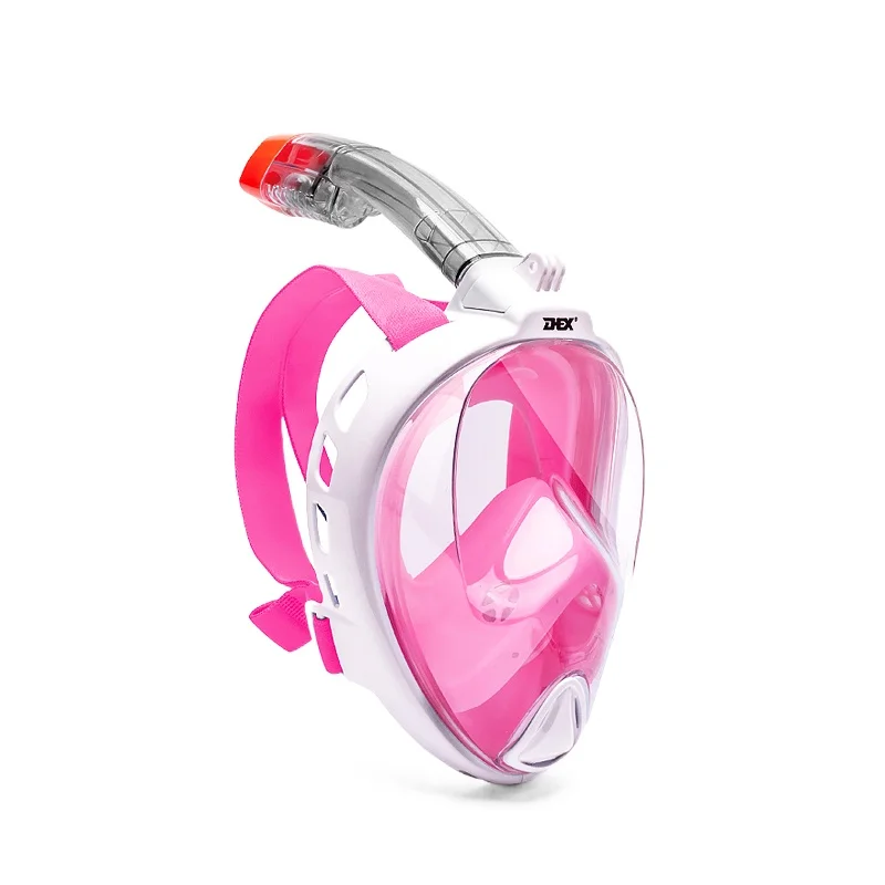 

CY Swimming Equipment Full Dry Breathing Tube Diving Mask Supplies Snorkeling Three Pieces Mask