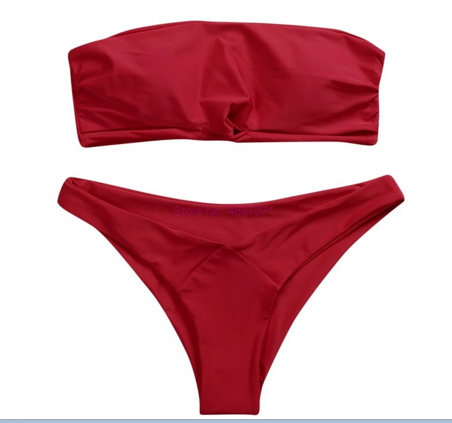 by dhl or ems 20pcs Push Up Bandeau Brazilian Biquini Swimsuits Swimwear Women Sexy Bikinis Set Summer Beach Bathing Suits | Женская