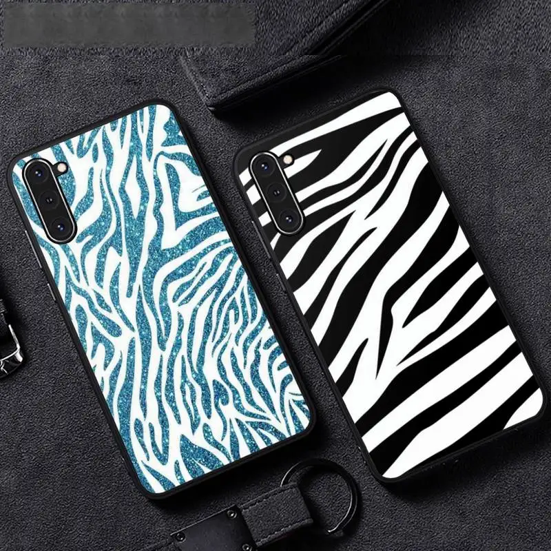 

Zebra stripes art color pattern Phone Case For Samsung galaxy S A note 6 7 8 9 10 20 31 40 50 51 71 edge plus 5G mobile bags