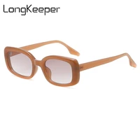 small rectangle sunglasses women luxury brand brown sun glasses fashion square shades female eyewear oculos lunette de soleil