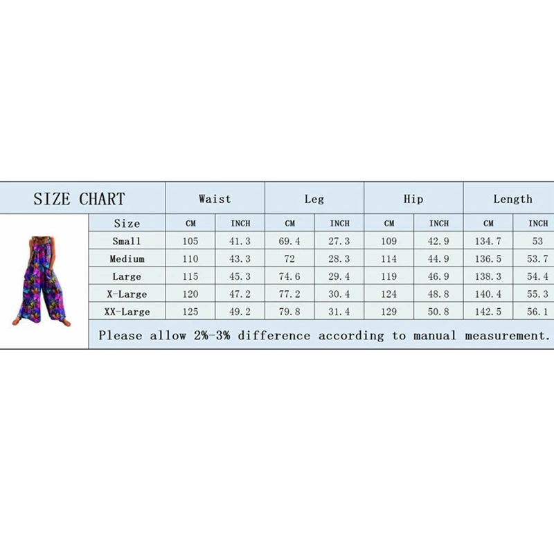 

Loose Jumpersuit Women Summer Fashion Printed One Piece Jumpsuit High Waist Wide Legs Trousers Lugentolo