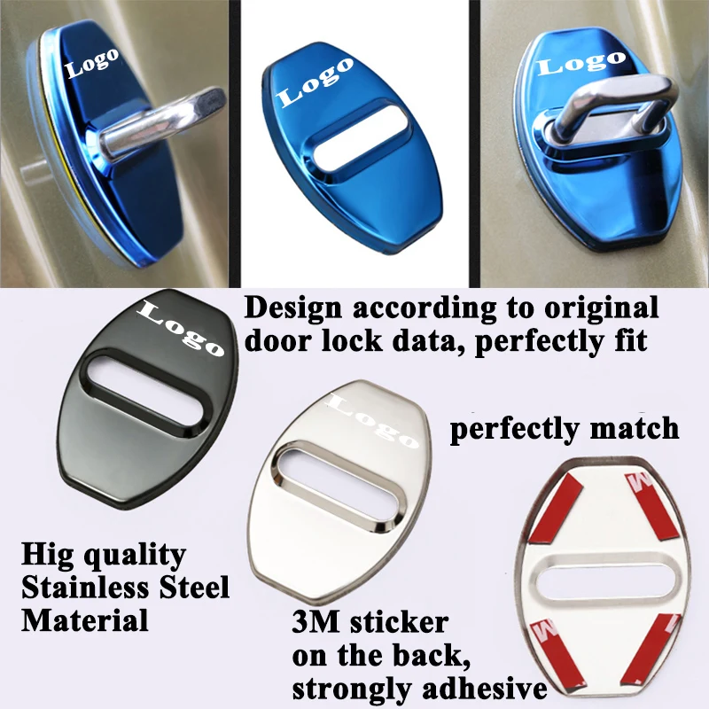 4 шт./компл. Стайлинг из нержавеющей стали ранняя Пряжка защитные аксессуары для