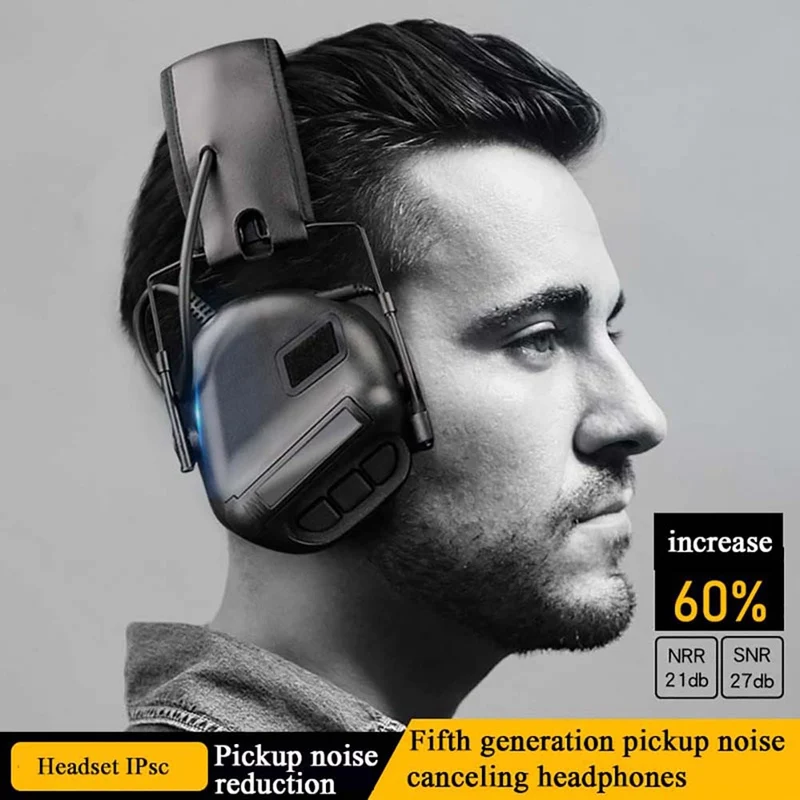 Уличные (тактические) наушники с шумоподавлением гарнитура аксессуары для охоты