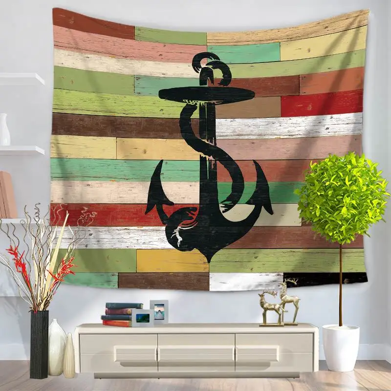 Парусник вечернее Дерево Печать гобелен настенный пляжное полотенце