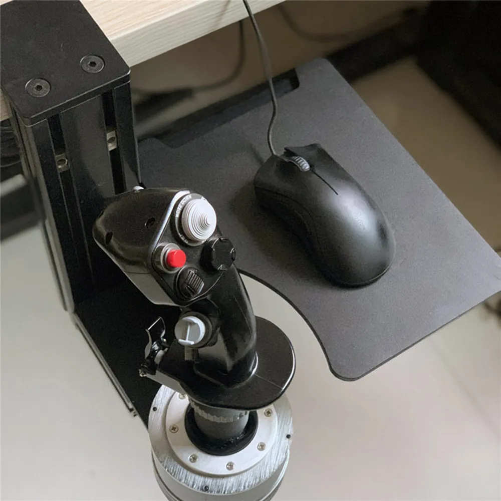 1 шт. металлический Мышь клавиатура лоток крепление для THRUSTMASTER Hotas X56 VKB джойстик
