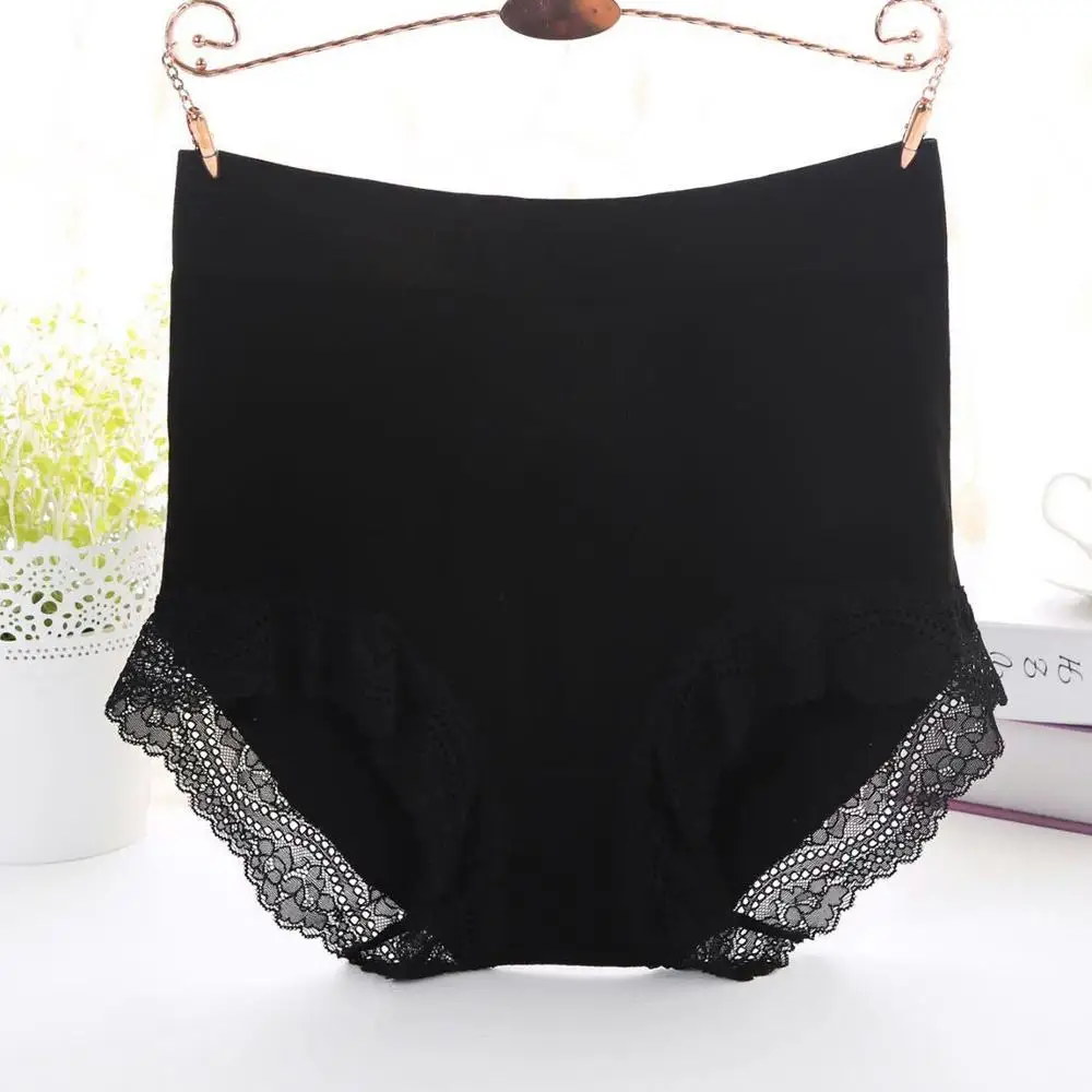 QA199 женские трусики с высокой талией удобные размера плюс кружевное нижнее белье