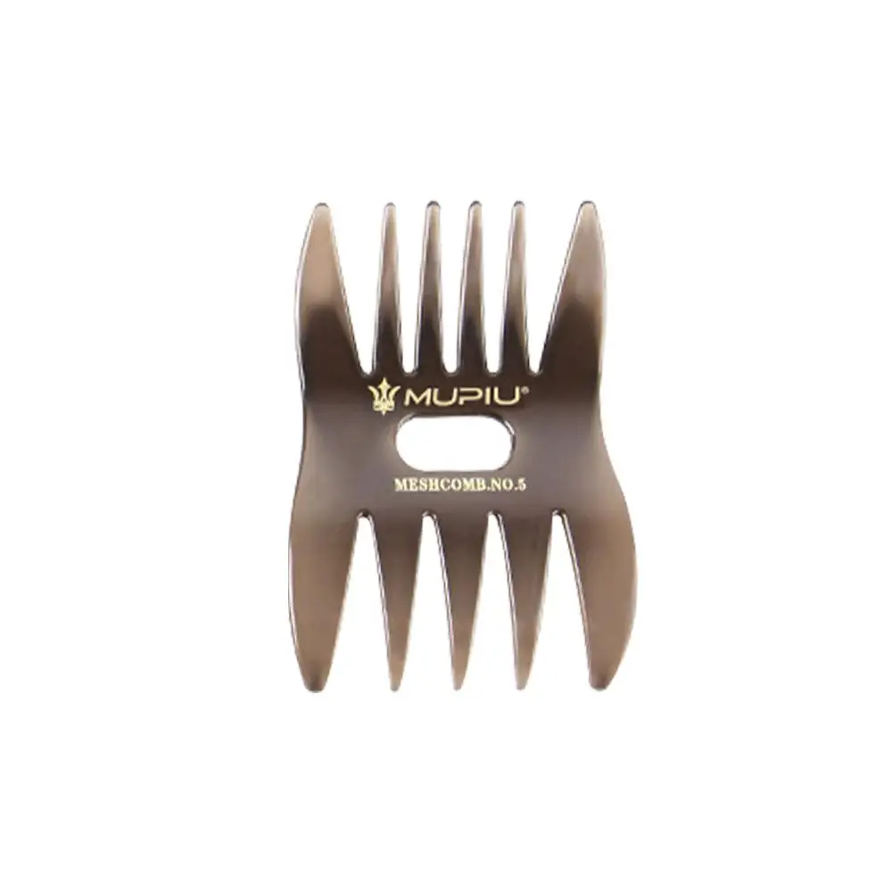 

5pc/set Wide Teeth Comb Fork Comb Men Beard Hairdressing Brush Barber Shop Hair Styling Tools Salon Accessory Wide Hairbrush