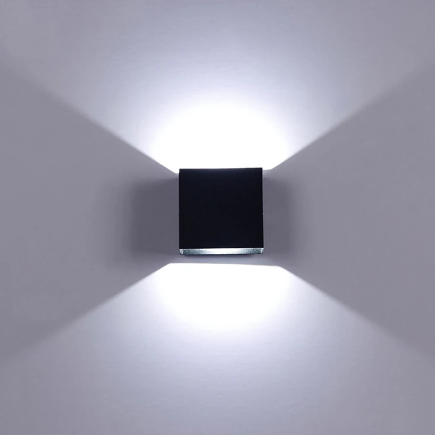 6W LED Wall Light Aluminum Wall Lamp Up and Down Wall Sconce Living Room Bedroom Aside Corridor Stairs Wall Light BL88