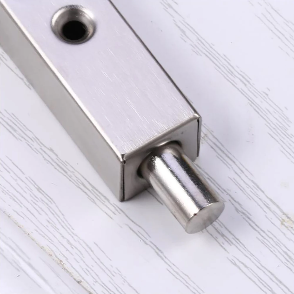 1 шт. 304 Нержавеющая сталь дома Gate двери защелка охранник флеш горка замок слайд