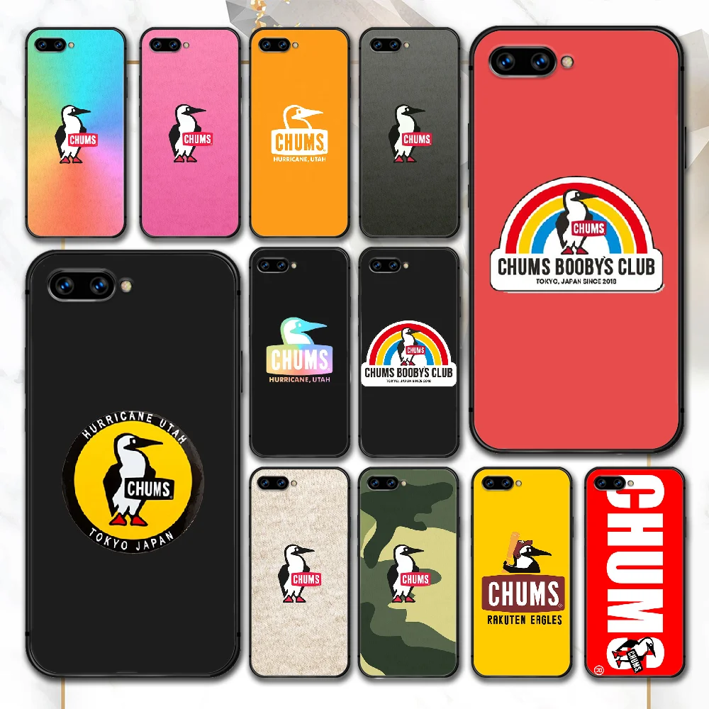 

Fashion Trend Brand Chums Phone Case For Huawei Honor 6A 7A 7C 8 8A 8X 9 9X 10 10i 20 Lite Pro Play black Hoesjes Tpu Bumper
