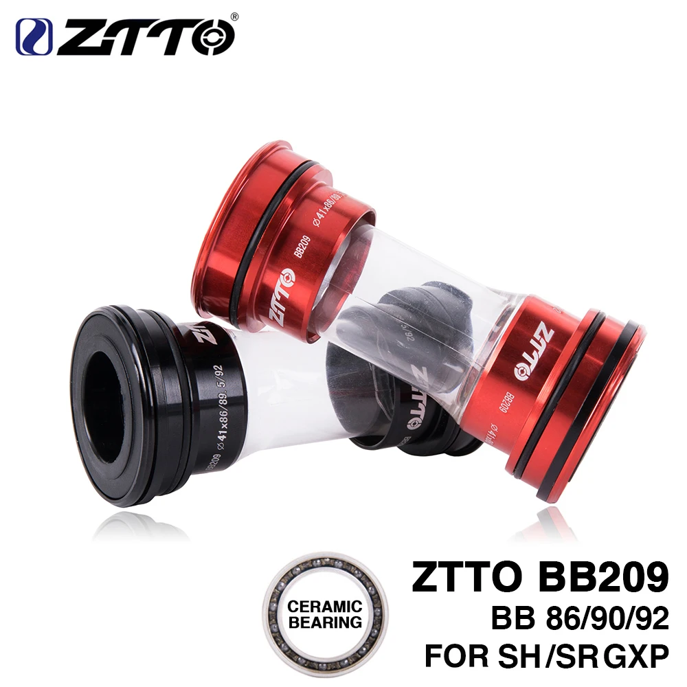 ZTTO керамический BB209 Пресс Fit нижние кронштейны для BB92 BB90 BB86 рама совместимый