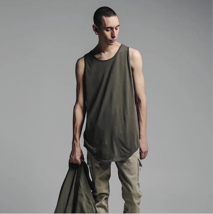 

Майка мужская хлопковая оверсайз, уличная одежда в стиле хип-хоп, нижняя рубашка без рукавов, жилет Джастин Бибер, лето