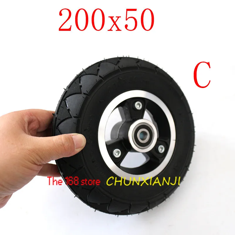 Шина для электрического скутера с колесной ступицей 8 &quot 200x50 пневматическая шина