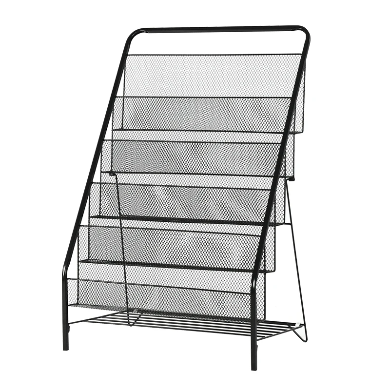 Детская книжная полка железная стойка для детских садов журналов напольная