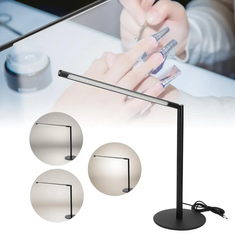 

5000K Foldable Table Lamp 48Pcs LED Lamp Bead Beauty Salon Nail Tattoo Permanent Makeup Dimmable Reading Lamp Studio Household