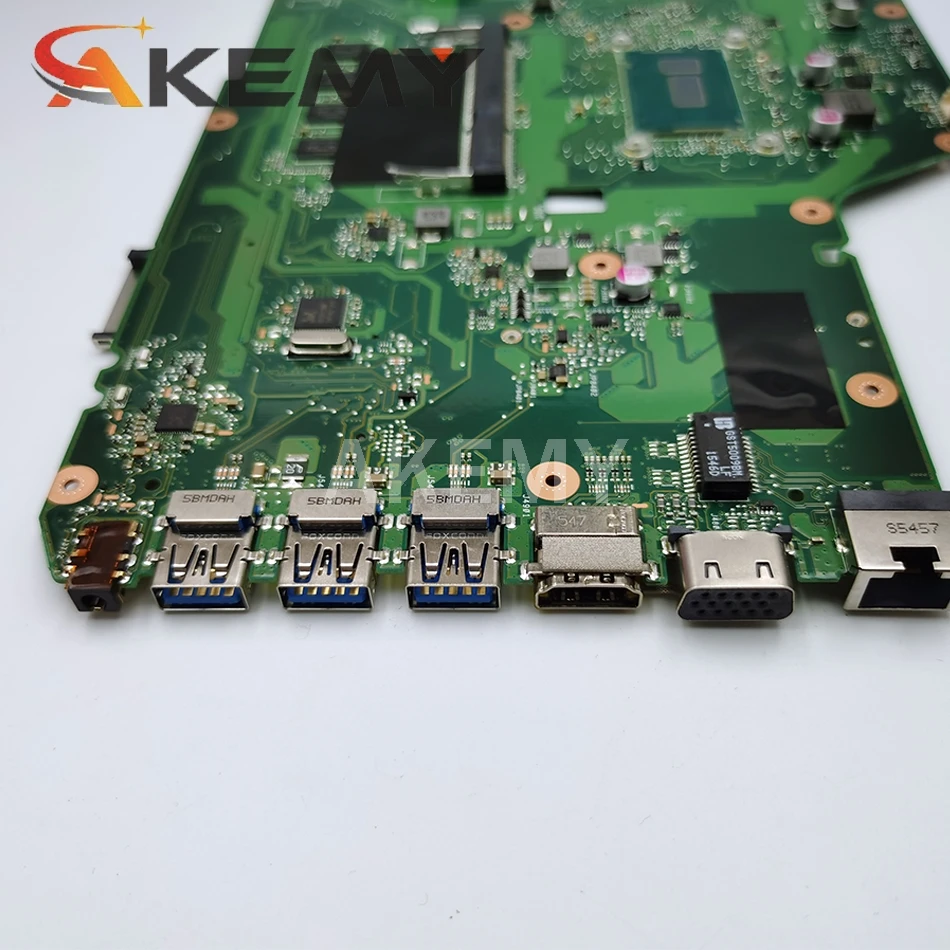 Материнская плата Akemy X751LB для For Asus X751LJ A751L X751L материнская ноутбука I5 5200U 4GB RAM GT920M EDP