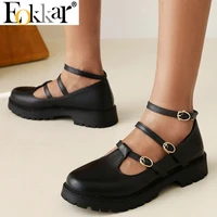 eokkar women srtrappy maey janes low heel ankle strap pumps ladies t strap pumps womenshoes high heels casual shoes plush size