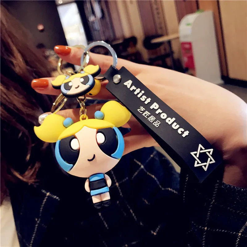 

Cartoon Fly Girl Childhood Keychains Cute Flying Girls Car Key Chain Women Bag Pendant Keyring Lovers Holiday Girl Gift