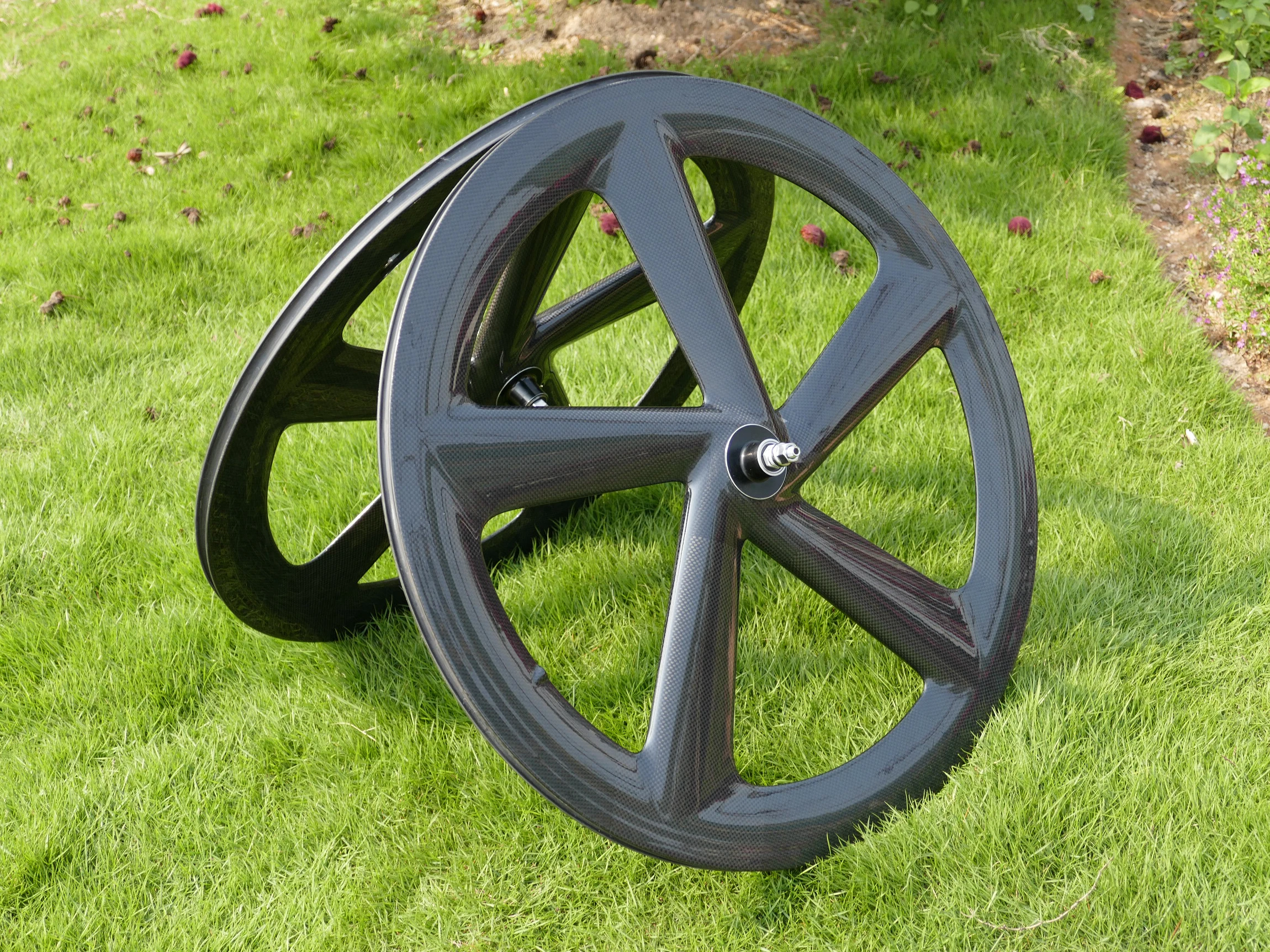 _-CW56 совершенно новый полный углеродный Трековый велосипед с пятью спицами