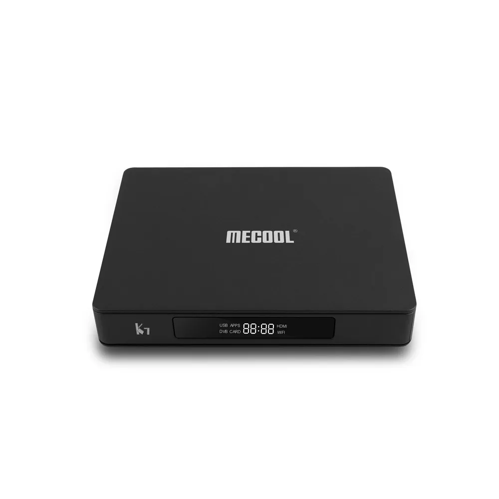 Медиаплеер MECOOL K7 DVB s2-t2-C Android 9,0, Amlogic S905X2, 4 Гб DDR4, 64 Гб ПЗУ, 2,4G, 5G, WiFi, USB3.0, 100 Мбит/с, 4K