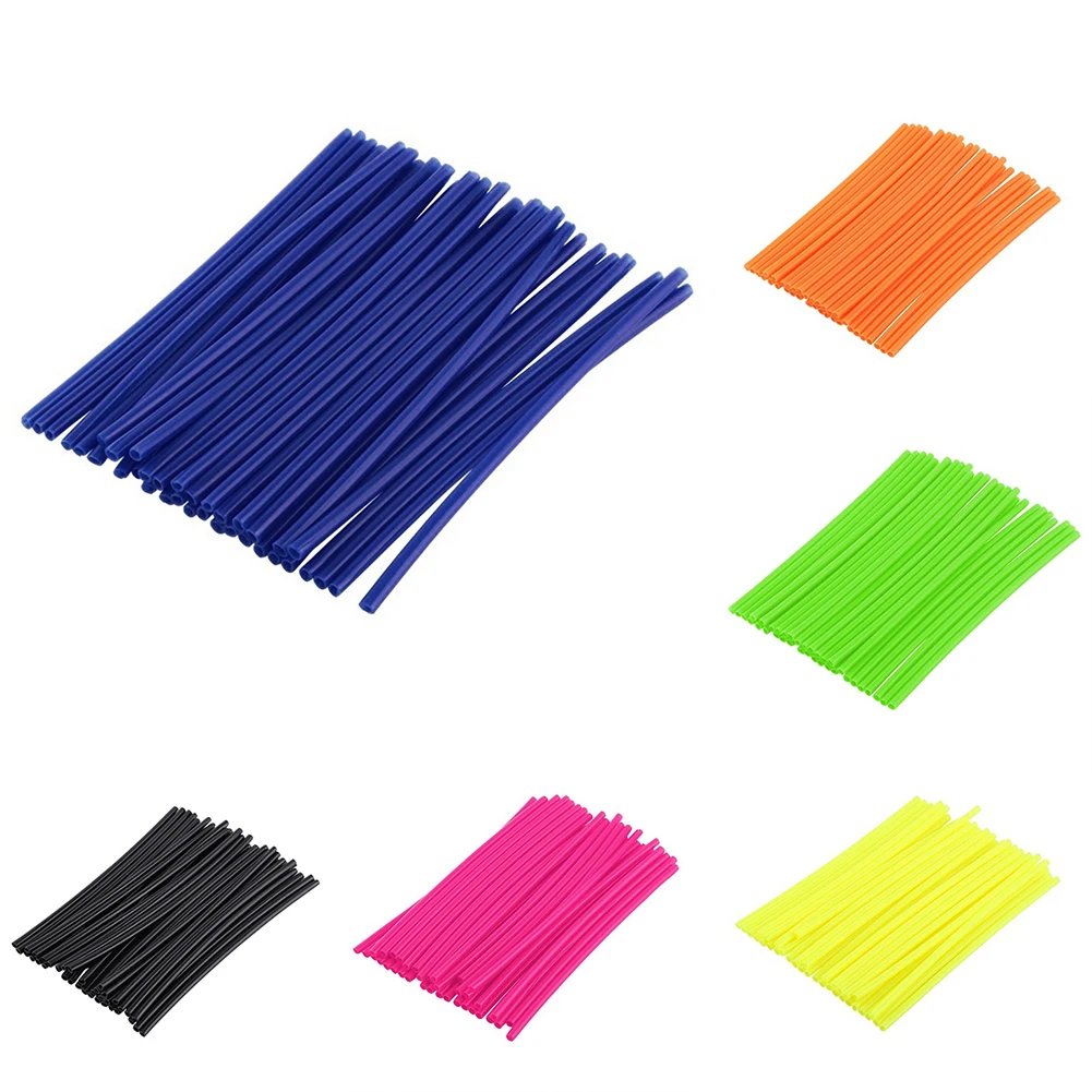 

36Pcs/Pack Motorcycle Bike Wheel Spoke Wraps Rims Skin Cover Decor carros Exterior Automobile Accessories Boutique New Hot