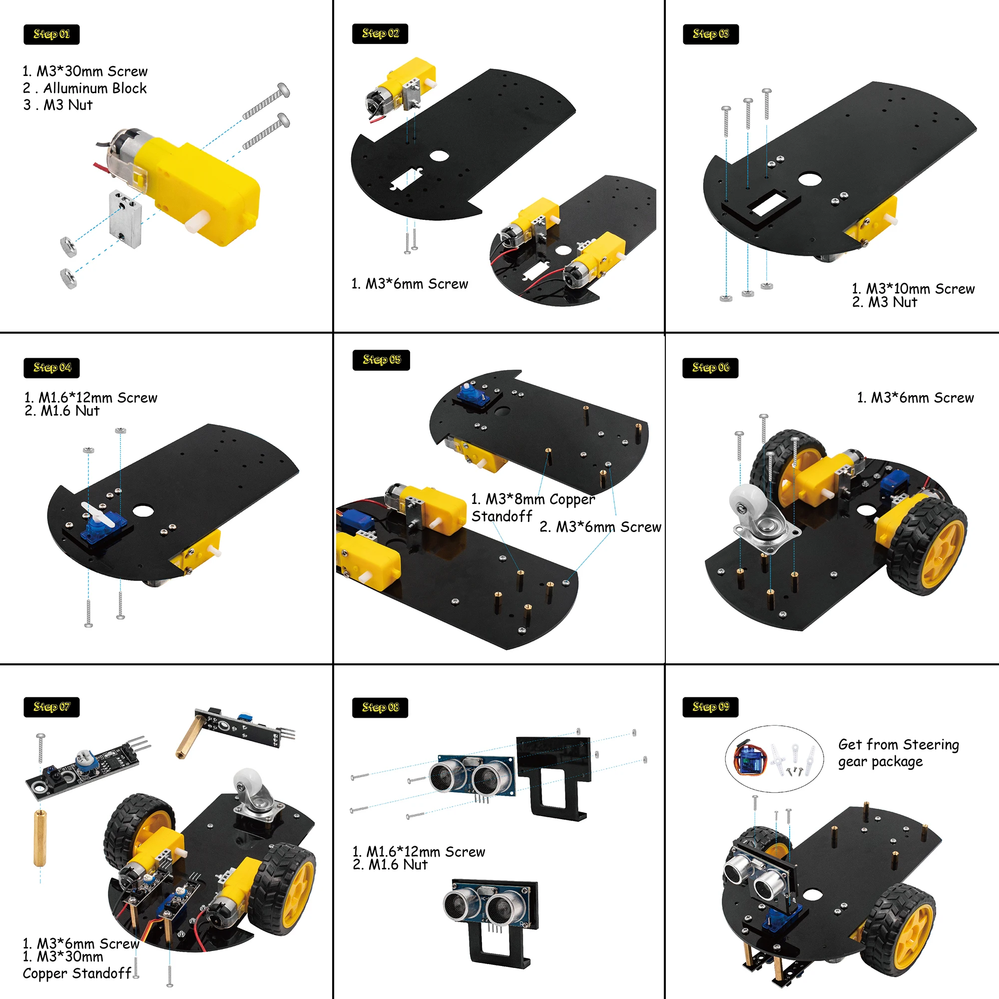 Новинка! Умный робот LAFVIN V2.0 в комплекте плата Micro:bit для микробита с руководством