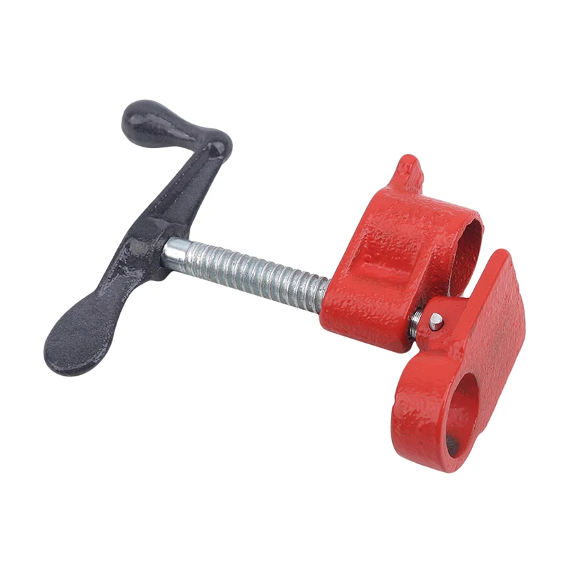 

1/2" Heavy Duty Pipe Clamp Woodworking Wood Gluing Pipe Clamp 1/2 inch Pipe Clamp Fixture Carpenter Woodworking Tools